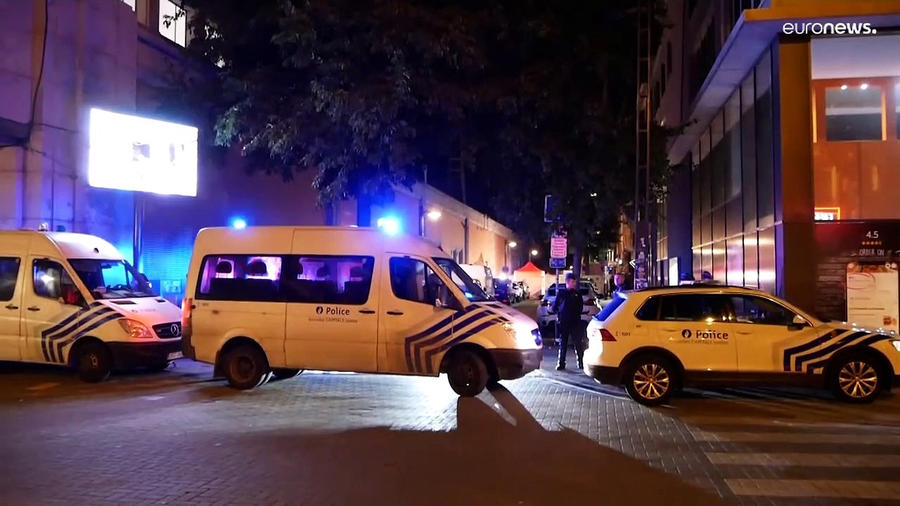 Нападение на полицейских в Брюсселе