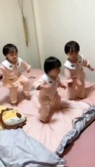 Cute three babies #fun #lovable videos