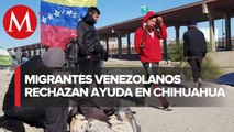 Migrantes rechazan invitación a refugio para resguardarse del frente frío N°8, en Chihuahua