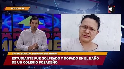 Estudiante fue golpeado y dopado en el baño de un colegio posadeño