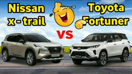 Download Video: 2022 x trail vs Fortuner || Nissian x trail 2022 vs Toyota Fortuner comparison