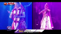 BJP MP Hema Malini Performs Classical Dance At Karthika Raas Mahotsav _ Mathura  | V6 Teenmaar