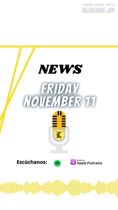 News Friday 11 november
