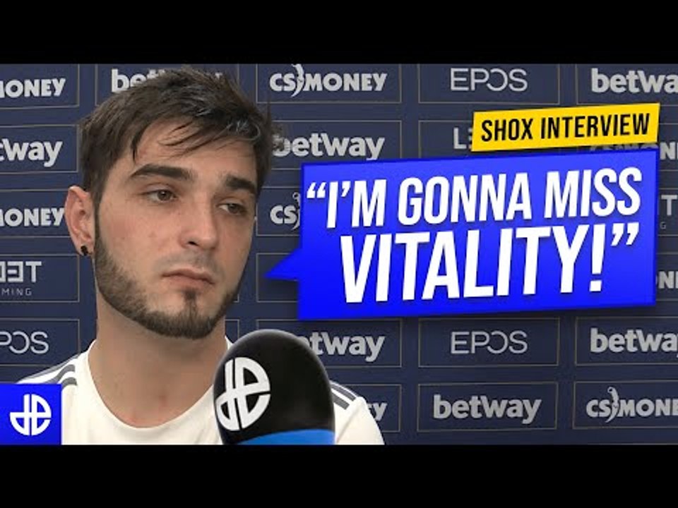 Shox Bids Emotional Farewell to Vitality in Last Ever Interview | BLAST CSGO Interview