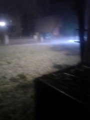 Granizo en San Martin