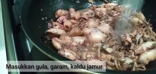 Cumi Goreng Asam Manis, Lezatt!!!