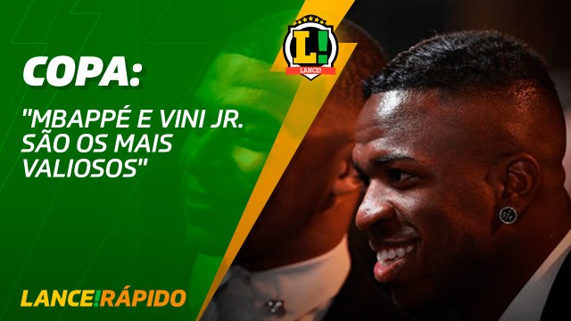 Lance! Rápido - Vini Jr. no top 10 dos mais valiosos da Copa