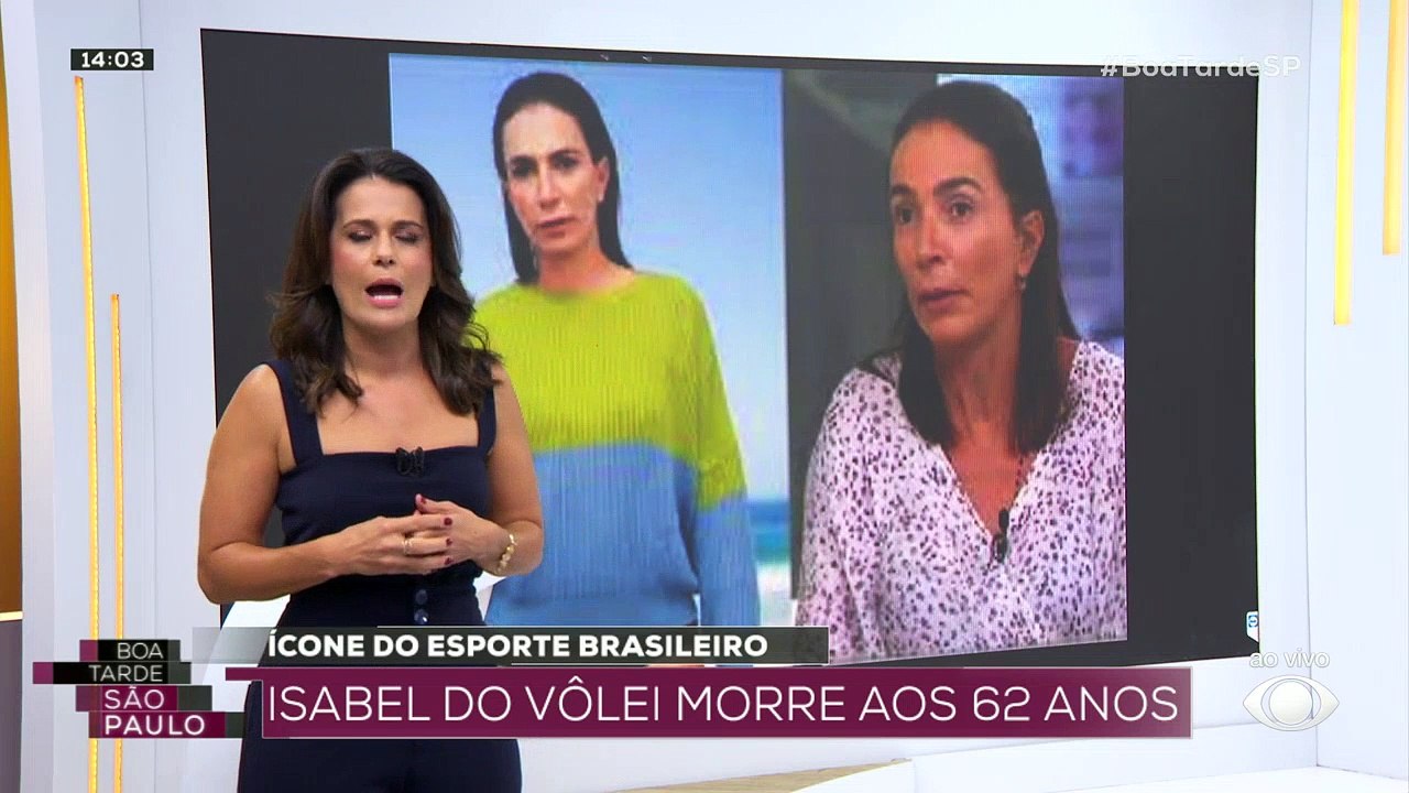 Isabel do Vôlei morre aos 62 anos 16/11/2022 16:00:43