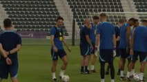 Mondiali calcio, il primo allenamento dell'Inghilterra in Qatar
