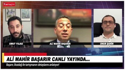 Ali Mahir Başarır Bekir Bozdağ'a meydan okudu! "Yüreğin yetiyorsa FETÖ ilişkilerinin hesabını yargıda ver!"