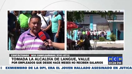 ¡Les deben 8 meses de salario! Empleados se toman alcaldía de Langue, Valle