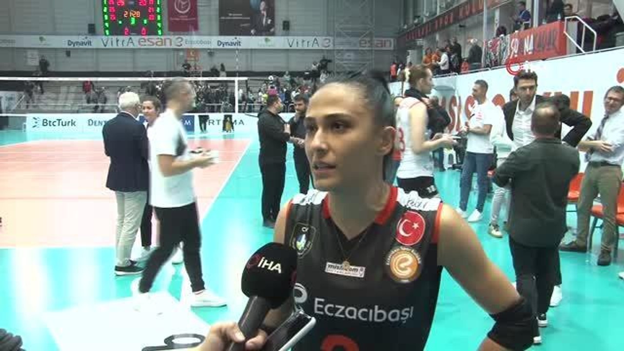 Simge Aköz: "İnşallah sezon sonuna kadar hem Türkiye'de hem Avrupa'da böyle devam ederiz"