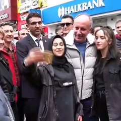 Muharrem İnce ile genç kızın ilginç diyaloğu