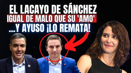 Juan Lobato, el lacayo de Sánchez en Madrid que es igual de malo que su su jefe pero no pinta un carajo