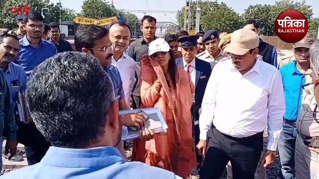 VIDEO : उत्तर पश्चिम रेलवे के महाप्रबंधक पहुंचे पाली, स्वागत हुआ, स्टेशन का लिया जायजा