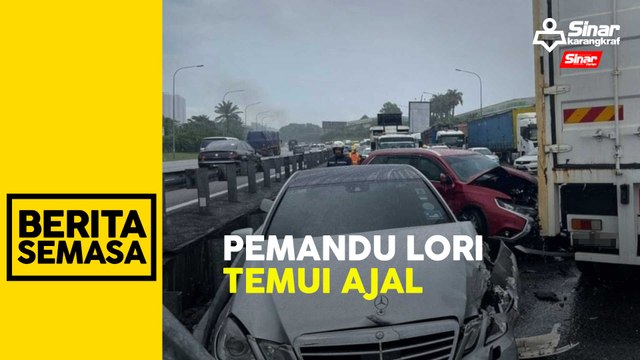 Pemandu lori maut nahas lima kenderaan