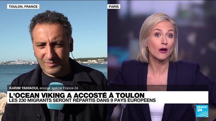 Ocean Viking à Toulon : "la prise en charge sanitaire et médicale" des migrants est une priorité