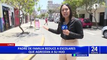 Padre de familia se agarra a golpes con tres adolescentes que le hacían bullying a su hijo