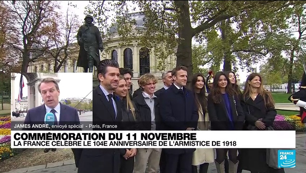 Commémoration du 11-Novembre : la France célèbre le 104e anniversaire de l'Armistice de 1918
