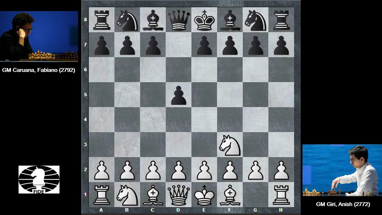 Fabiano Caruana Vs Anish Giri (84th Tata Steel Masters 2022) | Skor  0-1