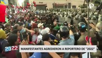 Colegio de periodistas rechaza agresión a la prensa durante marcha de hoy