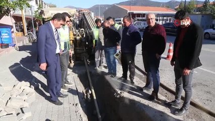 Çameli'nde doğalgaz çalışmaları başladı