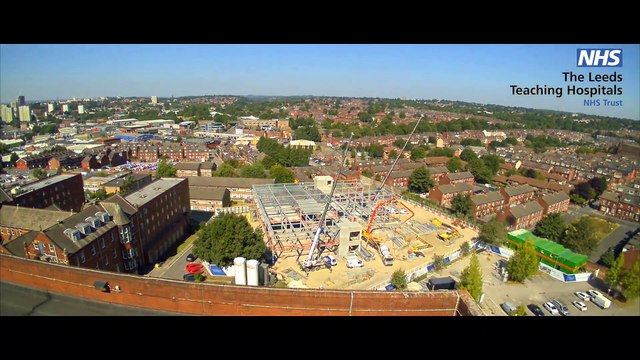 Leeds Teaching Hospitals shares incredible time-lapse footage of new Pathology Laboratory taking shape