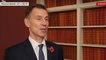 Jeremy Hunt warns of ‘very difficult choices’ ahead as UK moves towards recession