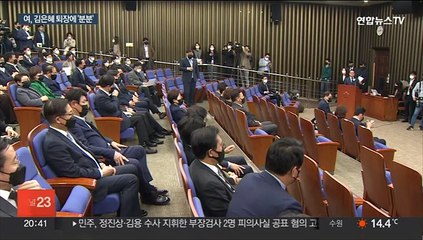 친윤계, '김은혜 퇴장' 주호영에 난타…안철수는 엄호