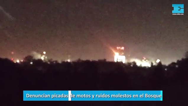 Denuncian picadas de motos y ruidos molestos en el Bosque
