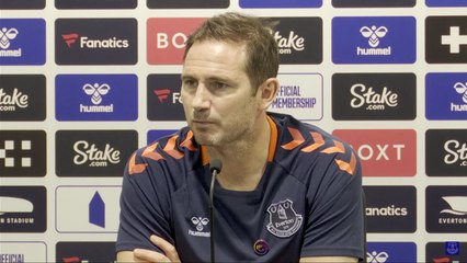 Frank Lampard opens up on the depth of Dominic Calvert-Lewin's injury problems and talks new signings