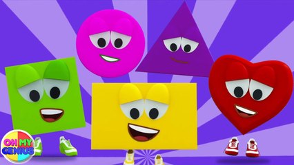 Shape Song - Five Little Ducks + More Kindergarten & Preschool Videos