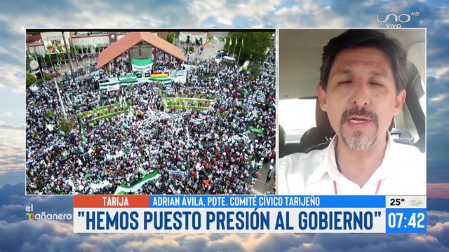 Cívicos de Tarija se mantienen firme con el paro indefinido por el censo 2023