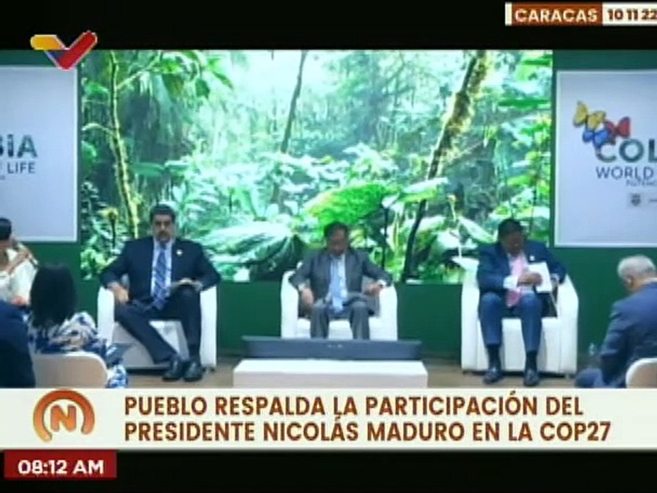 Caraqueños opinan sobre la intervención del presidente Nicolás Maduro en la COP27