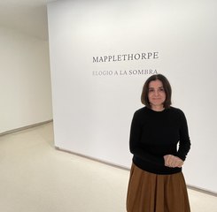 Entrevista en la Galería Elvira González con su hija Isabel Mignoni