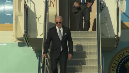 وصول الرئيس الأميركي جو بادين إلى شرم الشيخ للمشاركة في مؤتمر المناخ