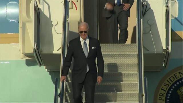 وصول الرئيس الأميركي جو بادين إلى شرم الشيخ للمشاركة في مؤتمر المناخ