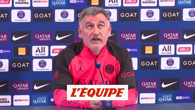 Galtier : «Aucun moment de relâchement n'est possible» - Foot - L1 - PSG