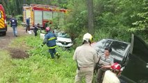 Condutor conta como ocorreu o acidente com capotamento na PR-180 em Cascavel