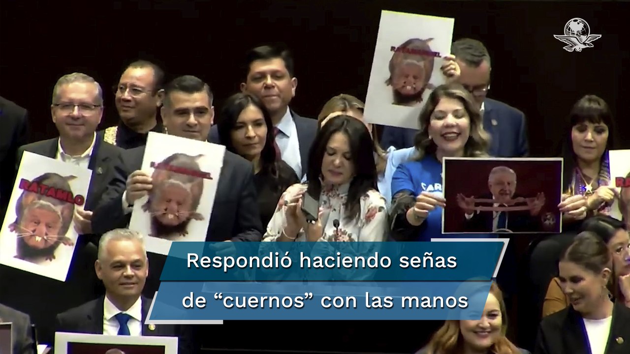 Diputada del PAN le canta “Rata de Dos Patas” a AMLO y legisladora de Morena responde