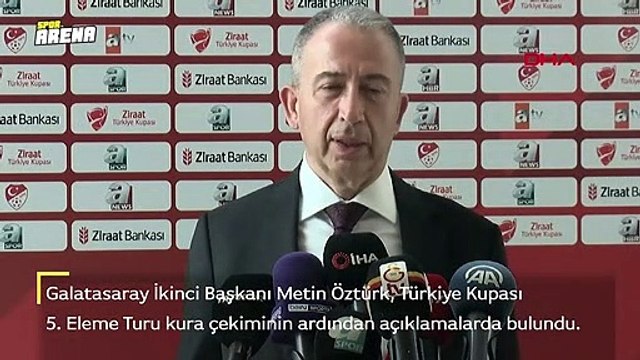 Metin Öztürk: Umarım güzel bir maç olur
