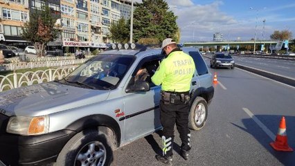 BAKIRKÖY'DE DRONE İLE TRAFİK DENETİMİ YAPILDI