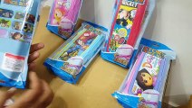 Unboxing and review of joyful pencil box - Dora, Mickey, Frozen, Batman, Superman