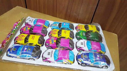 Unboxing and review of budget toy car set for kids return gift