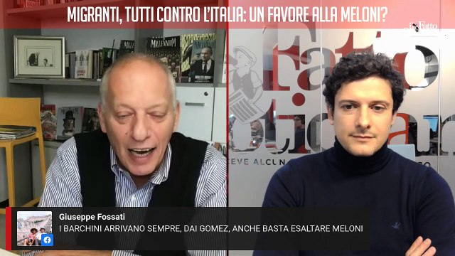 Migranti, tutti contro l'Italia. Un favore alla Meloni? Segui la diretta con Peter Gomez