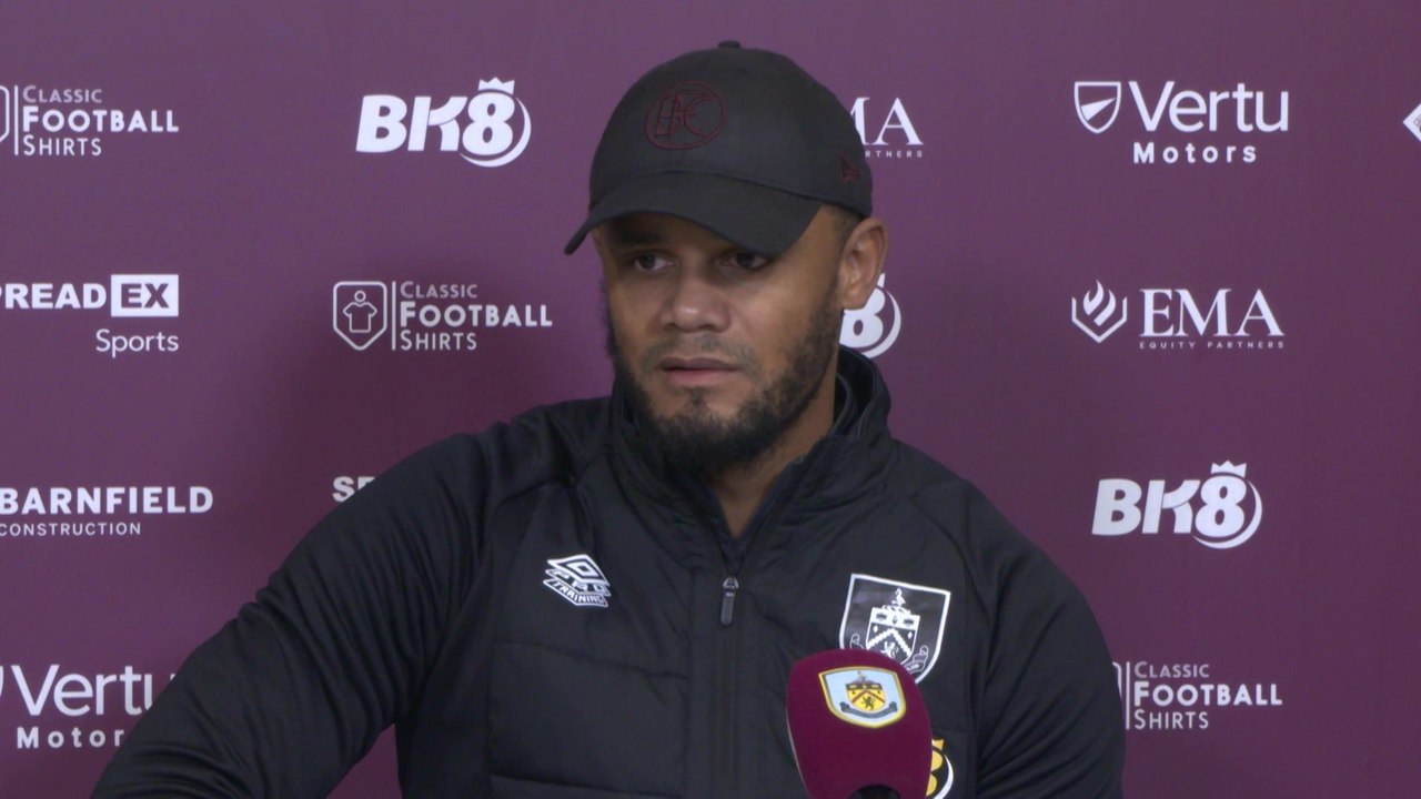 Burnley's Vincent Kompany previews Blackburn clash (full presser)
