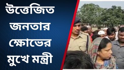 ইংলিশ বাজার: দেওয়াল চাপা পরে ছাত্র মৃত্যুর ঘটনায় বিক্ষোভের মুখে মন্ত্রী