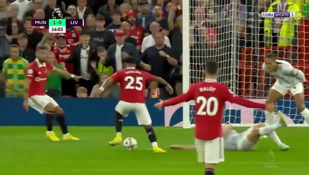 ملخص مباراة مانشستر يونايتد 2-1  ليفربول الدوري الانجليزي