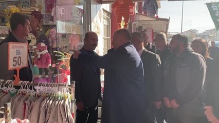 Zafer Partisi Genel Başkanı Ümit Özdağ, Düzce'de ziyaretlerde bulundu