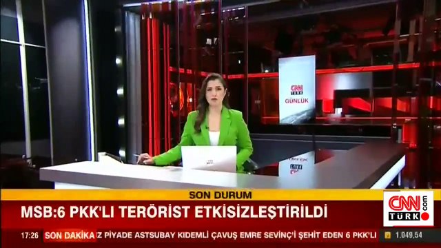 Şehidin kanı yerde kalmadı... MSB: 6 terörist etkisiz hale getirildi